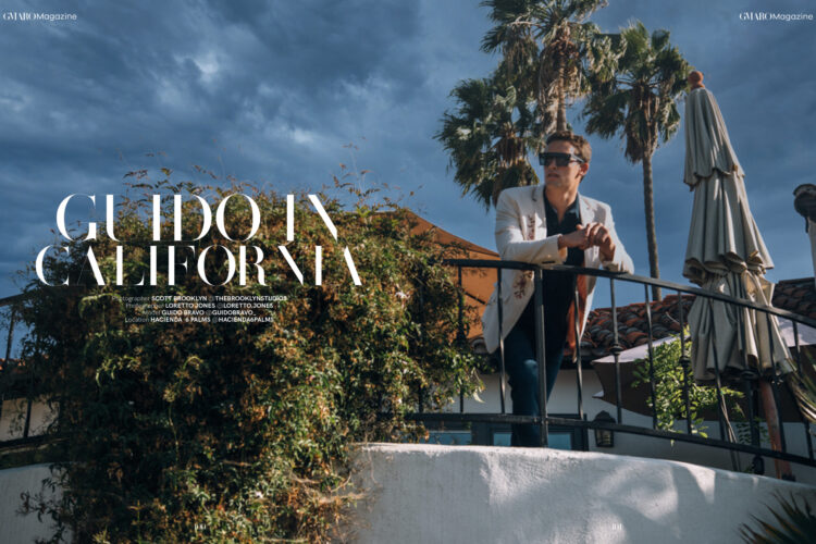 Double Page51 - Guido on Veranda White Suit and Palm Trees (Cover for Website)